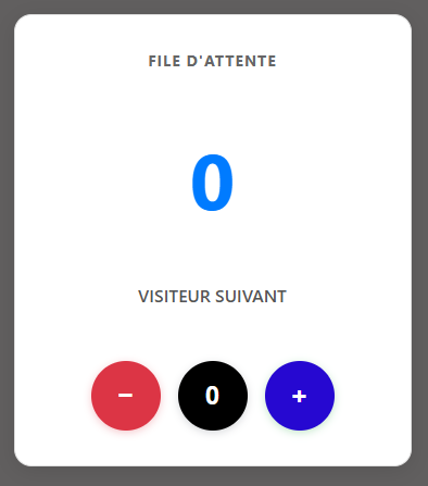 Système de gestion de file d'attente Angular — réalisé par BIMO-tech Dakar